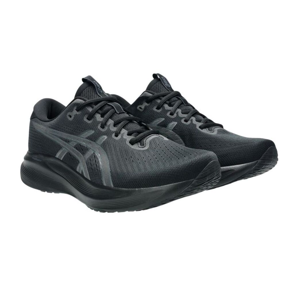 Asics Mens Cushioned Sneakers / Black/Gray